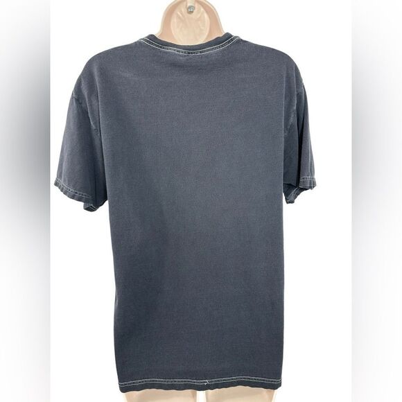 Vintage Iron Maiden Black Skull Head British Flag Graphic T Shirt - Picture 4 of 5